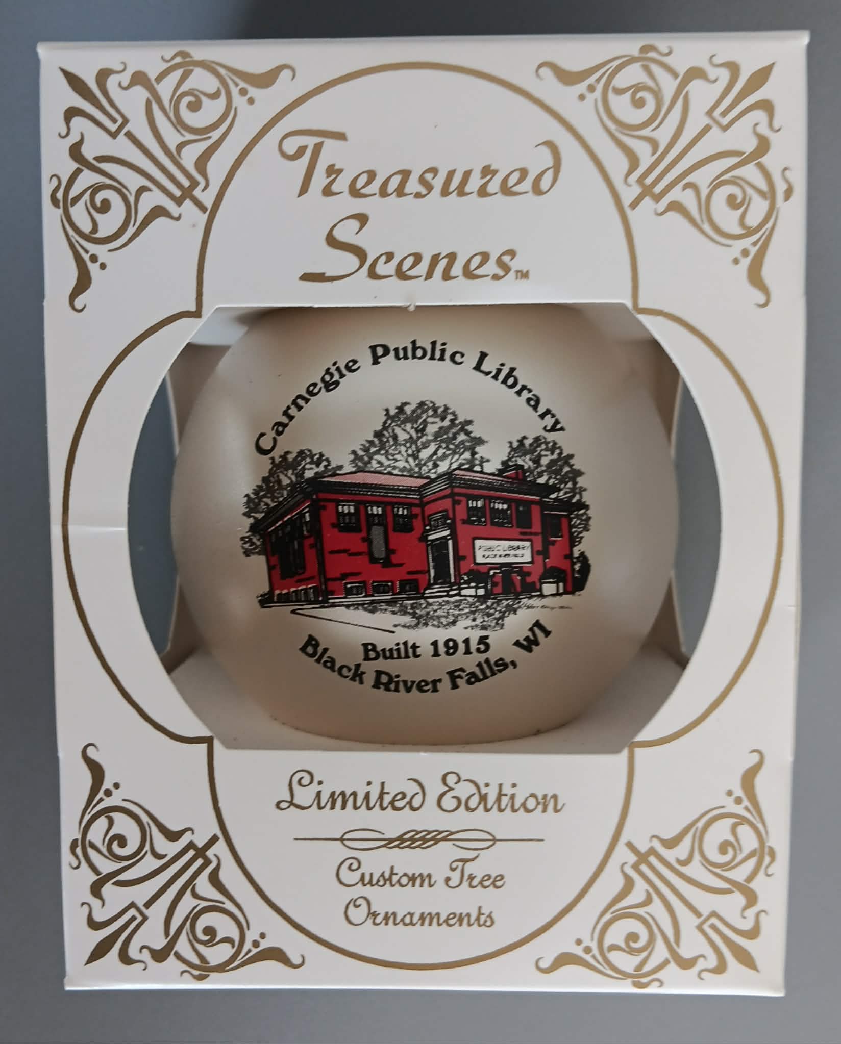 Carnegie Library - Black River Falls Collector Ornament