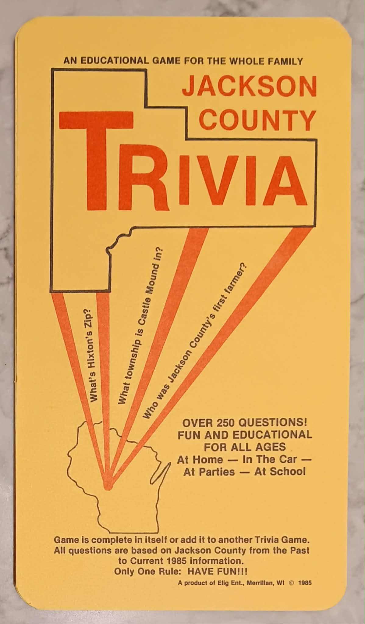Jackson County History Trivia