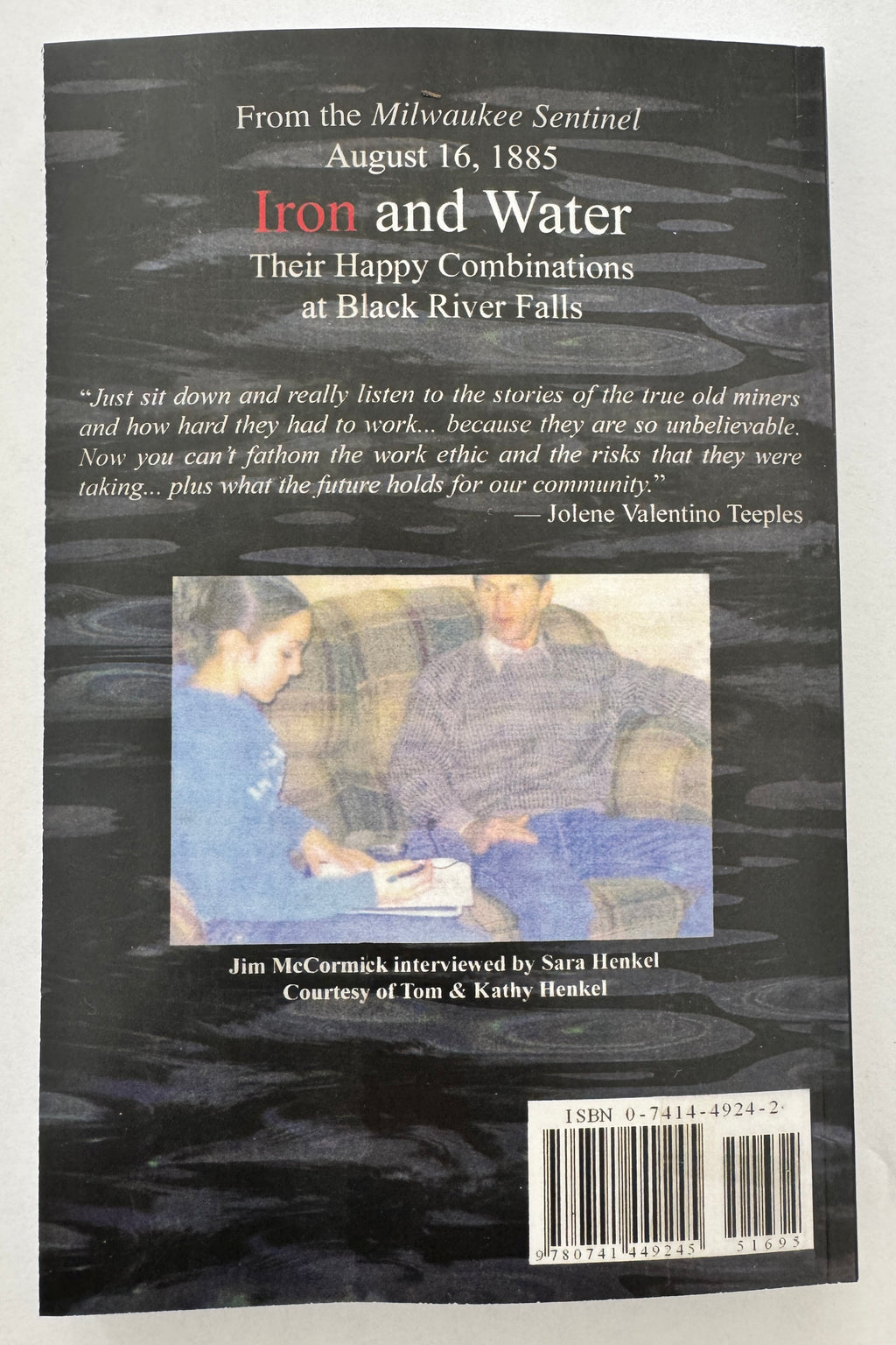 Red Land Black River (Jackson County Iron Mining) Book