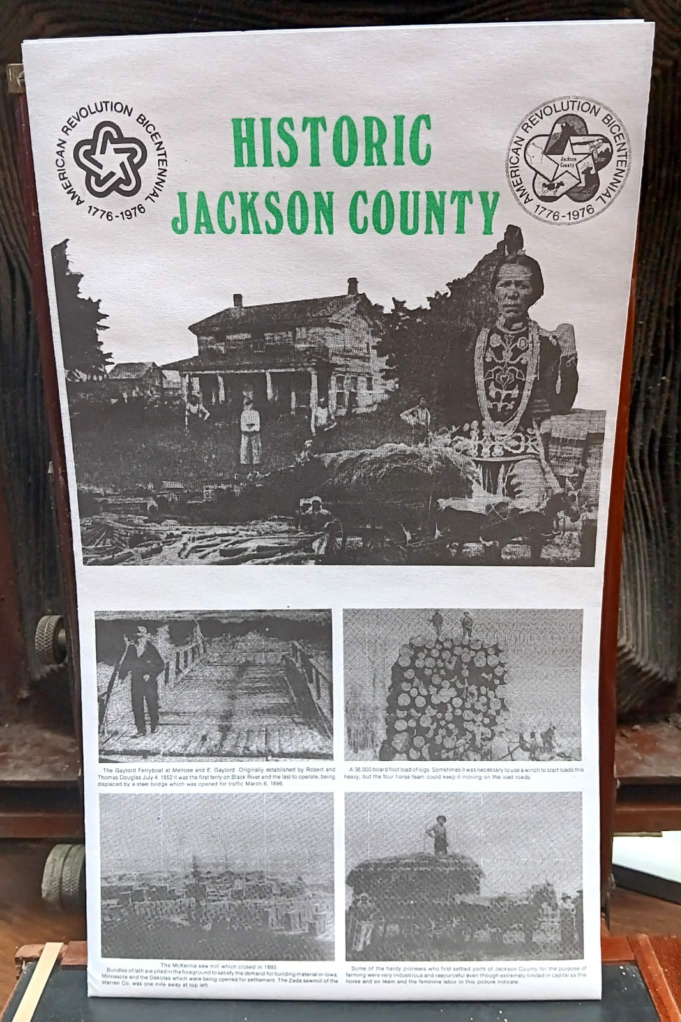 Historic Jackson County History Map & Booklet